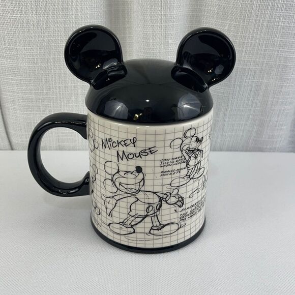 Disney Mickey Mouse mug with Mickey hat topper - Picture 1 of 8